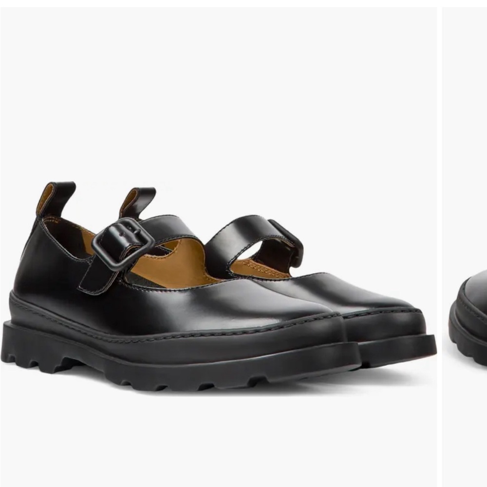 CAMPER Brutus Black Mary Janes Size 9 (40)